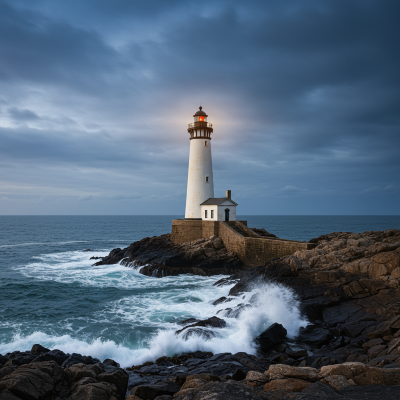 Imagem de um Farol como guia de direção